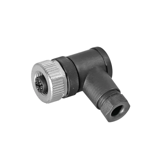 Anschlusszubehör Sensorbuchse M12 gewinkelt konfektionierbar 4-polig A-kodiert 24V DC