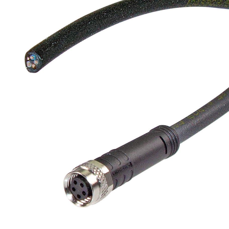 Anschlusszubehör Sensor Kabel 10m PUR M8 Sensorbuchse 5-polig/offene Leitungsenden 24V DC