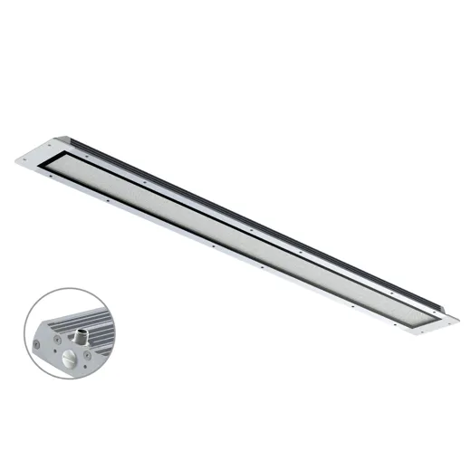 Maschinenleuchte FIELDLED EVO Einbau M12-A rückseitig Einbaumass 540 x 96 x 30mm 100° ~39W 24V DC