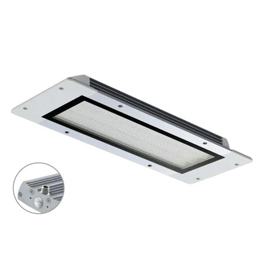 Maschinenleuchte FIELDLED EVO Einbau M12-A rückseitig Einbaumass 280 x 96 x 30mm 100° ~19W 24V DC