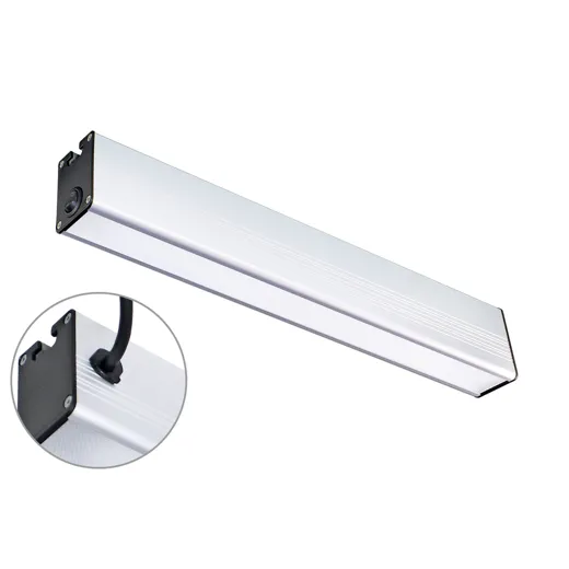 Arbeitsplatzleuchte PROFILED AC 1000mm Netzstecker und 3m Anschlussleitung Abdeckung Mikroprismen 100ﾰ ~27W 90-305V AC