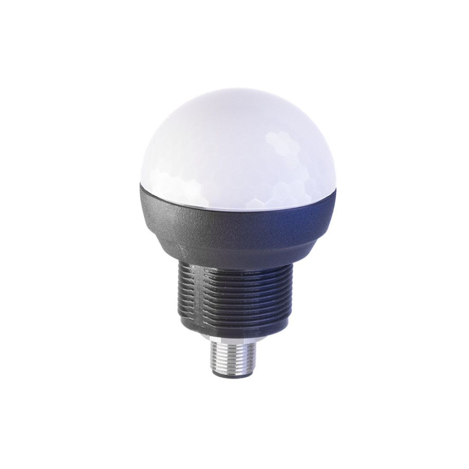 RGB-Leuchte DOMELED_50, Ã˜50mm, IO-Link, 180°, ~1,5W (R)/~1,3W (G)/~1,7W (B)/~1,3W (G)/~1,8W (W), 24V DC