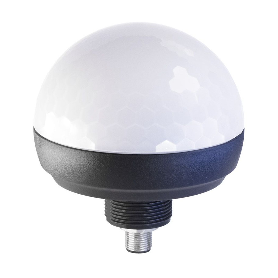 RGB-Leuchte DOMELED_90, Ã˜90mm, IO-Link, 180°, ~3,1W (R)/~2,7W (G)/~3,5W (B)/~2,7 W(G)/~3,4W (W), 24V DC