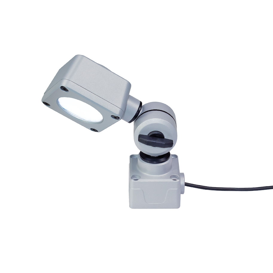 Arbeitsplatzleuchte CENALED SPOT Gelenkkopf DC Anschraubsockel Optik 30ﾰ ~85W Anschlussleitung 2-adrig offene Enden 24V DC