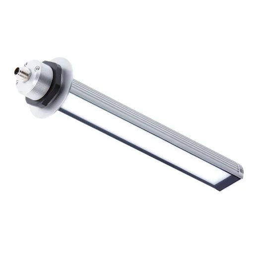 Maschinenleuchte TUBELED_40 II ECO Gewinde M40x15 280mm 100ﾰ ~6W M12-A 24V DC