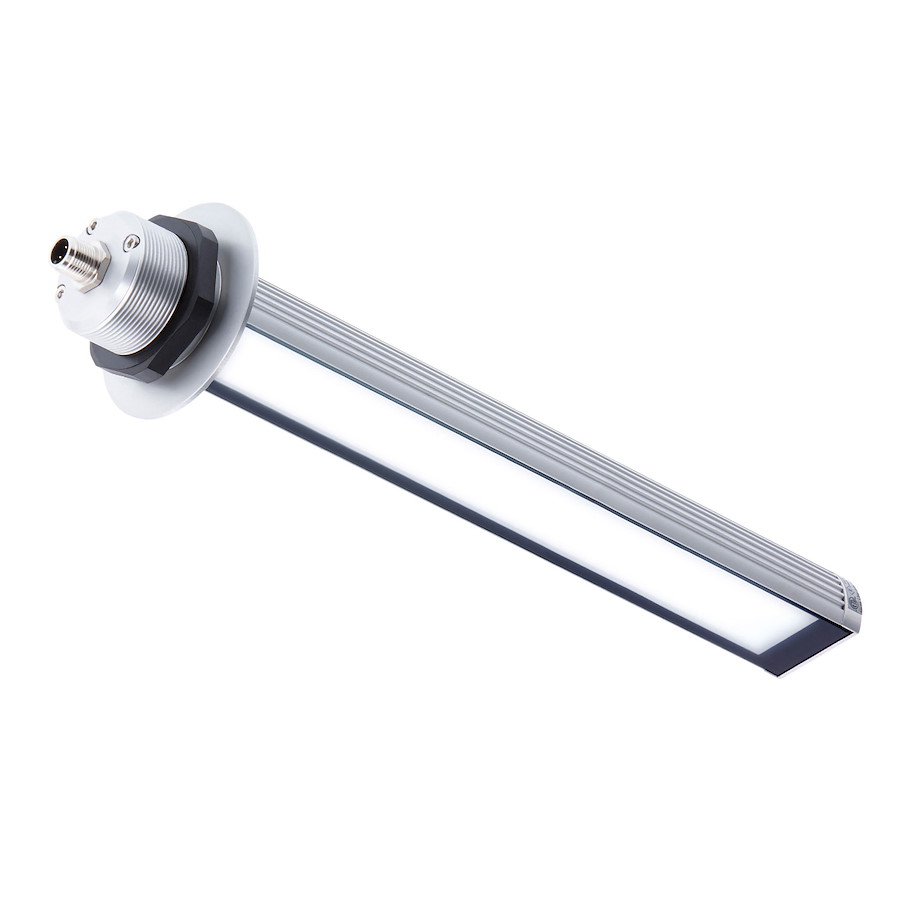 Maschinenleuchte TUBELED_40 II Power Gewinde M40x15 280mm 100ﾰ ~12W M12-A 24V DC