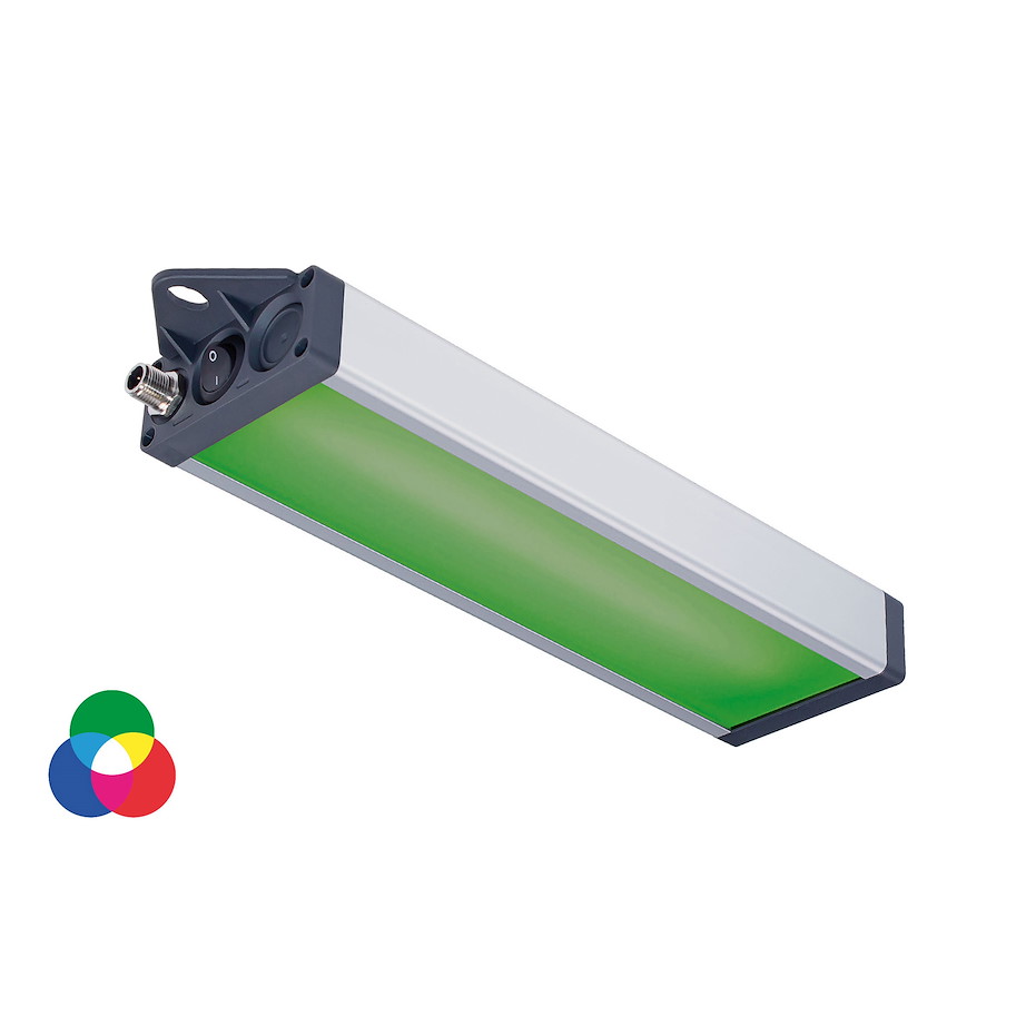 Arbeitsplatzleuchte UNILED SL RGB-W 545mm 100ﾰ ~18W (R)/~5W (G)/~18W (B) + ~19W (W) M12-A 24V DC