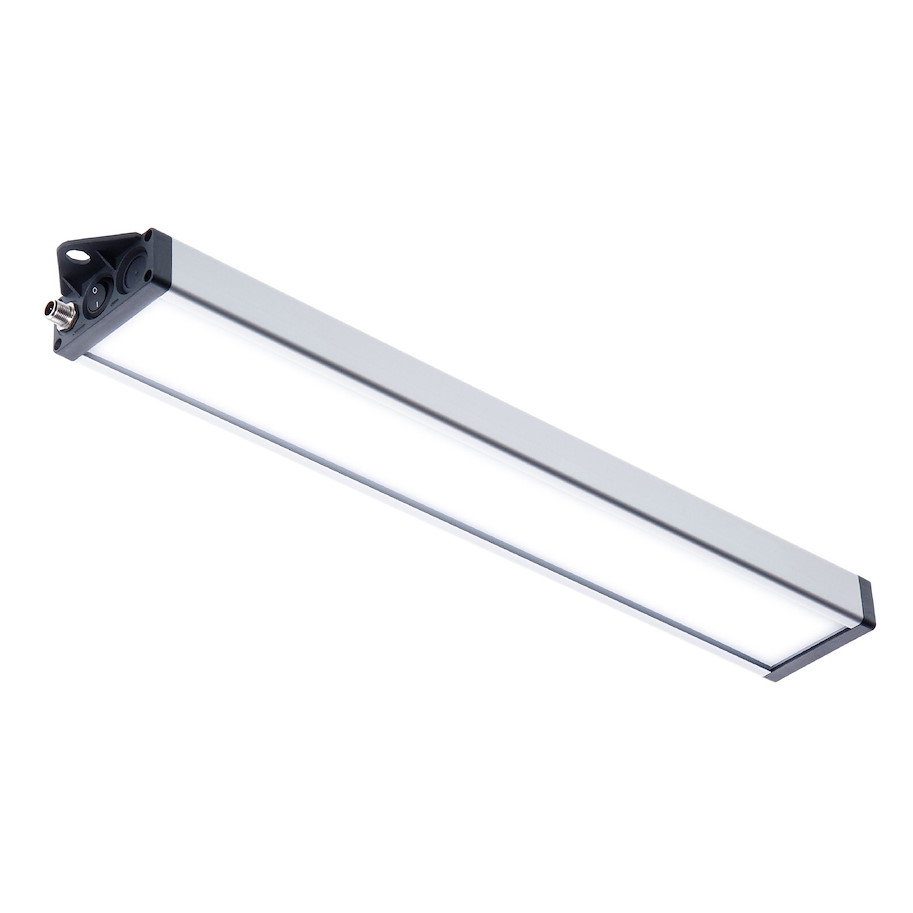 Arbeitsplatzleuchte UNILED SL DC 295mm Abdeckung Mikroprismen 100ﾰ ~15W M12-A 24V DC