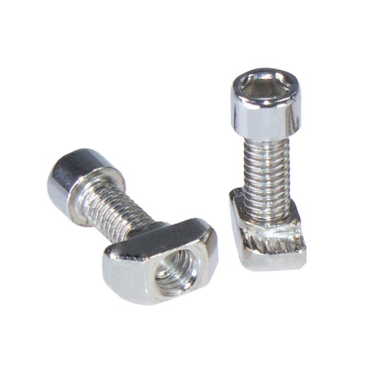 Leuchtenbefestigung Montagesatz für SYSTEMLED, Nutensteine und Schrauben, 1 Paar