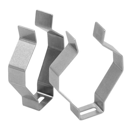 Leuchtenbefestigung Leuchtenhalter INROLED 50, Klemmhalterung | Federklemme, Edelstahl, 1 Paar