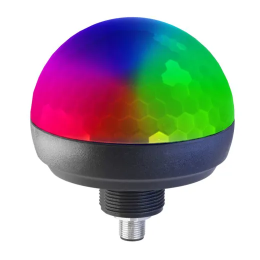 RGB-Leuchte DOMELED_90, Ã˜90mm, 180°, ~3,1W (R)/~2,7W (G)/~3,5W (B)/~2,7W (G)/~3,4W (W), 24V DC