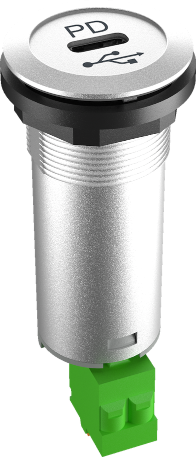 RRJ_USB_C_PD - USB-C Ladebuchse mit Power Delivery