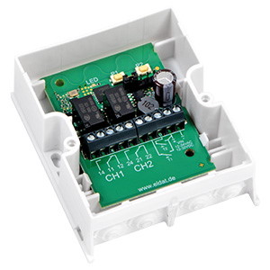 RCL03E5002-01-01K Mini-Empfänger Easywave 868 MHz 2-Kanal weiß 12-24V AC/DC Eldat