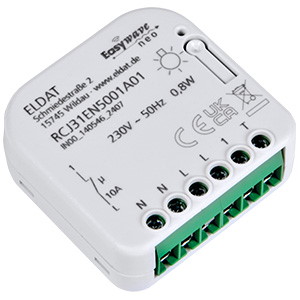 RCJ01E5001-01-23K Unterputz-Empfänger Easywave 868 MHz 1-Kanal  230V Eldat