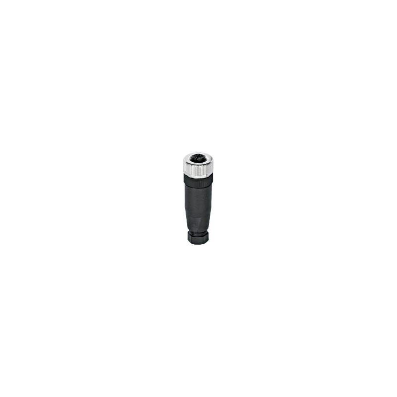 PSS67 M12 connector straight,female,5pol