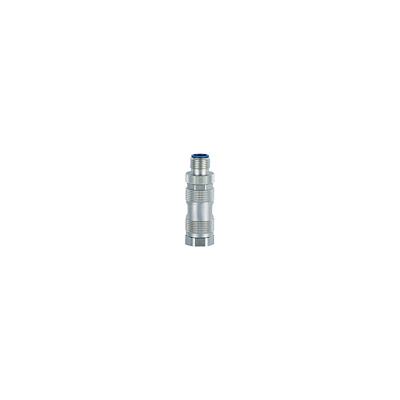M12 con., straight, male, 4 pin, D
